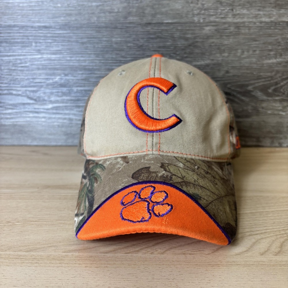 Clemson Tigers Hat Cap Strap Back Mens One Size NCAA Football Camo Outdoor
